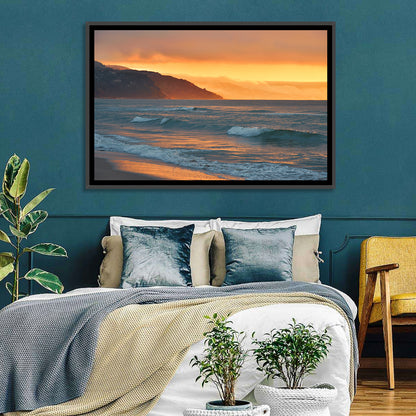 Sea Beach Sunset Wall Art