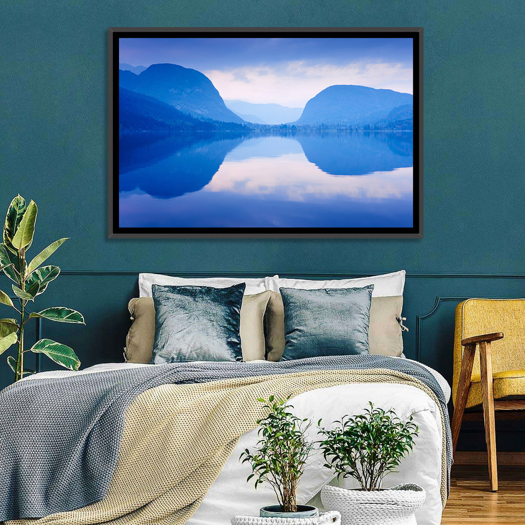 Lake Bohinj Morning Reflection Wall Art
