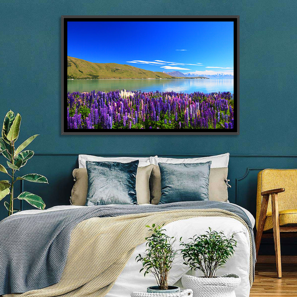 Lake Tekapo Lupine Fields Wall Art