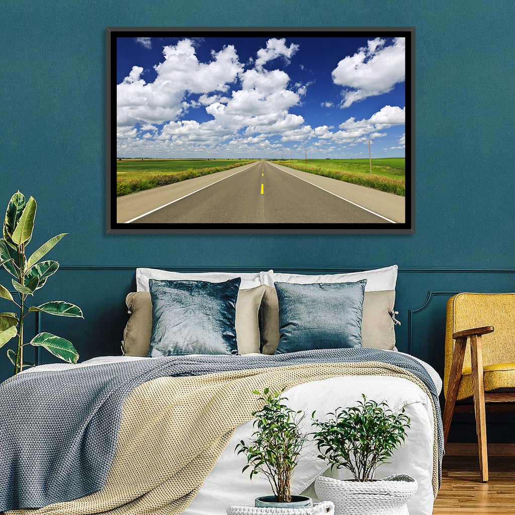 Saskatchewan Prairie Highway Wall Art