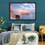 Golyazi Lake Boat Wall Art