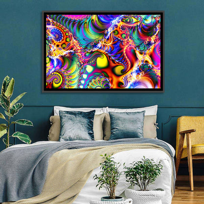 Digital Colored Abstract Wall Art