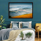 Morning Mist Over Tuscany Wall Art