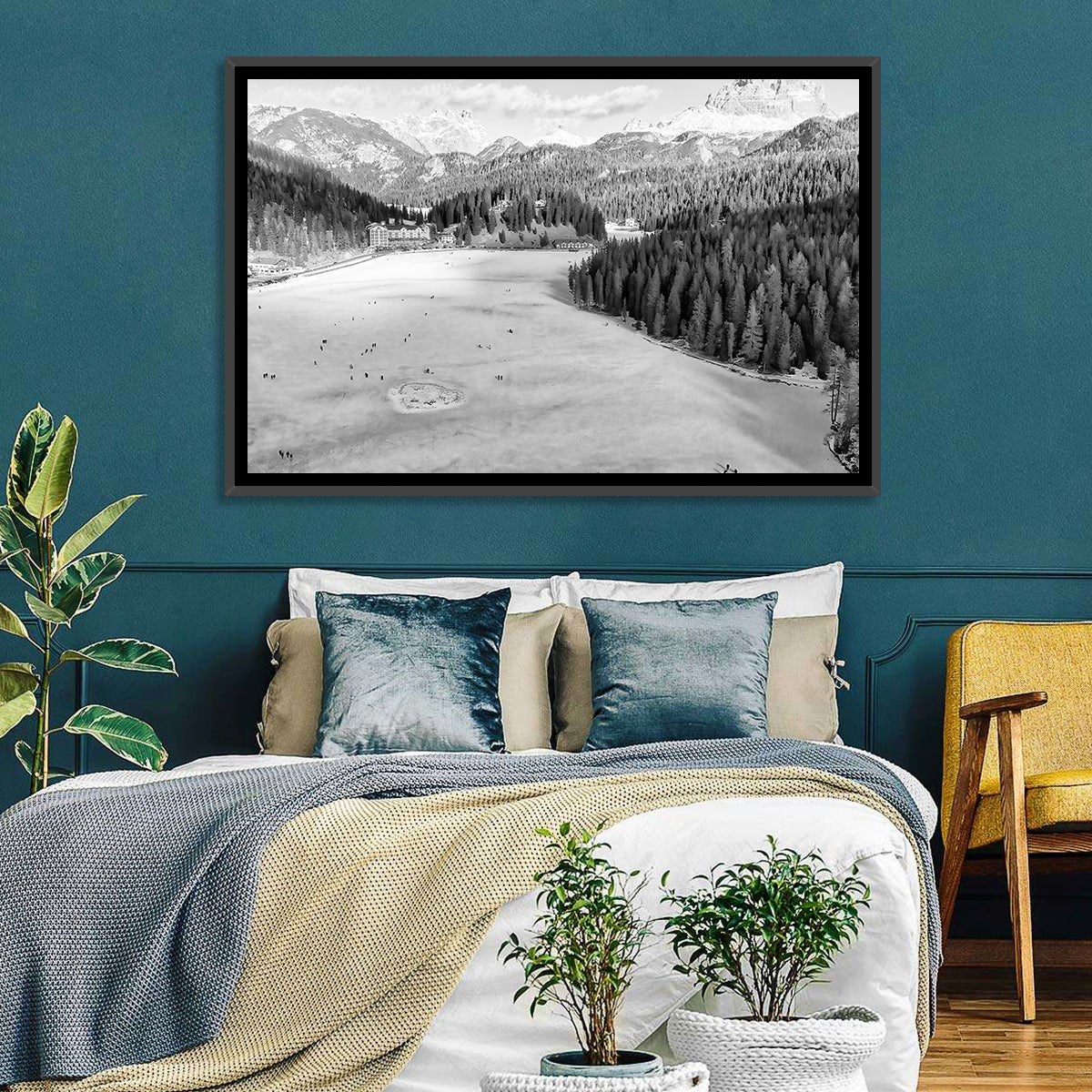 Dolomites at Lago Di Misurina Wall Art