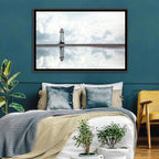 Wales Seashore Lighthouse Wall Art