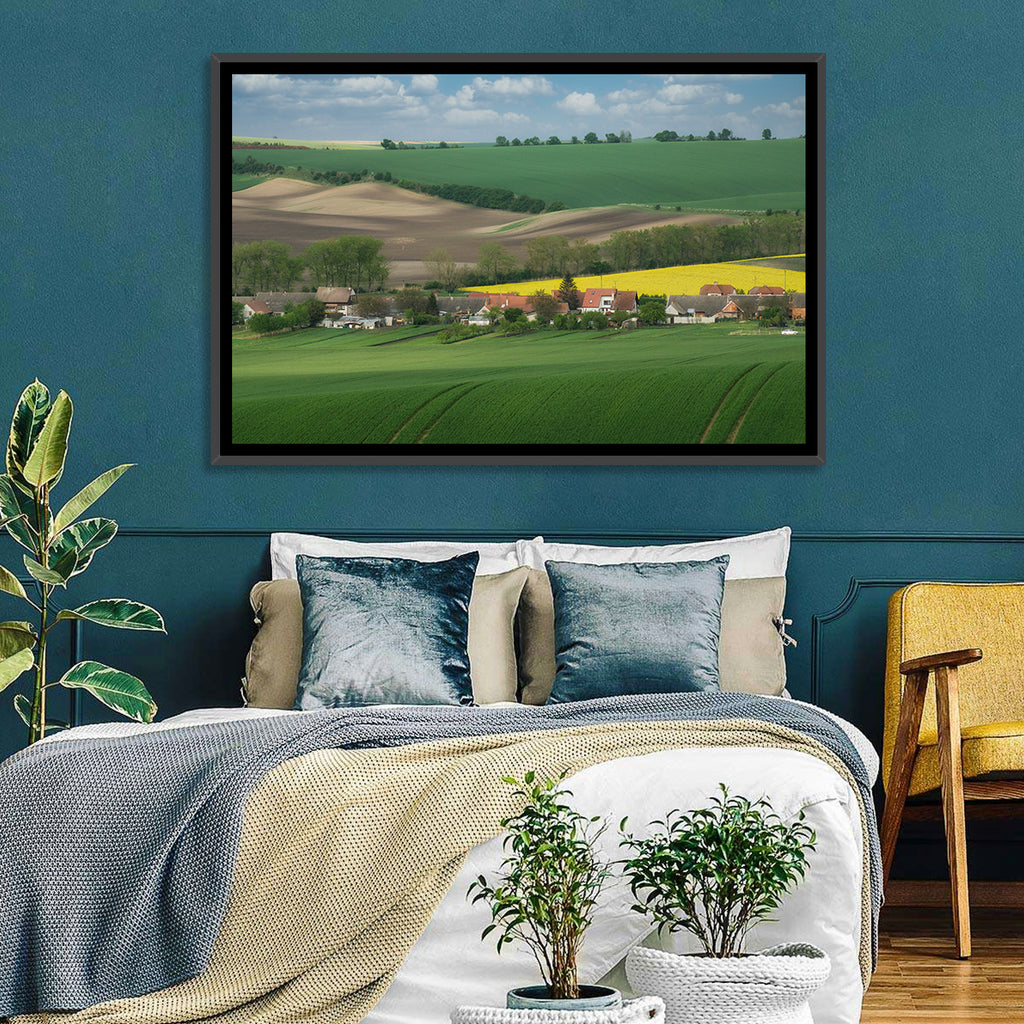 Gentle Moravian Hills Wall Art