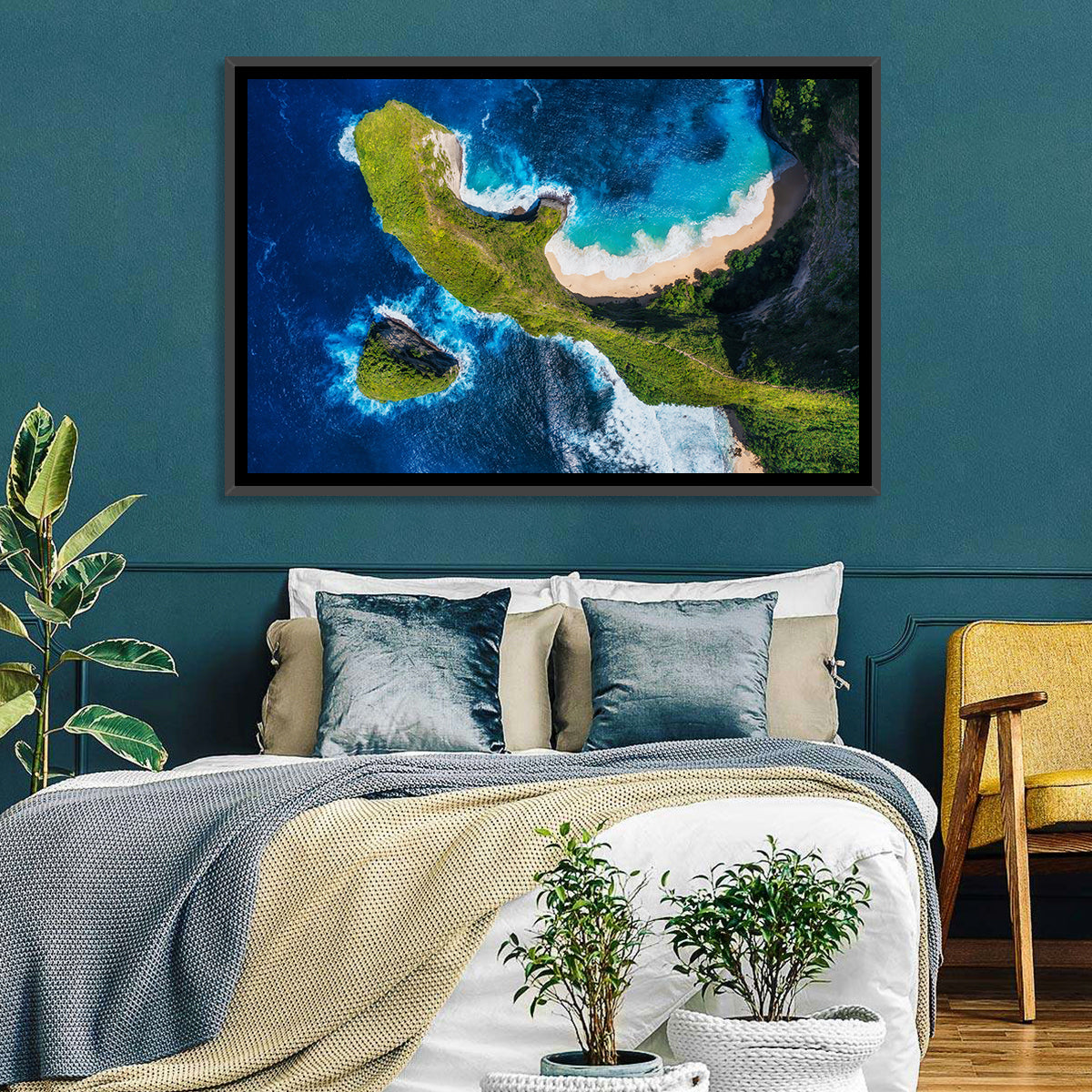 Kelingking Beach Cliffs Wall Art