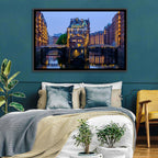 Wasserschloss Blue Hour Reflections Wall Art