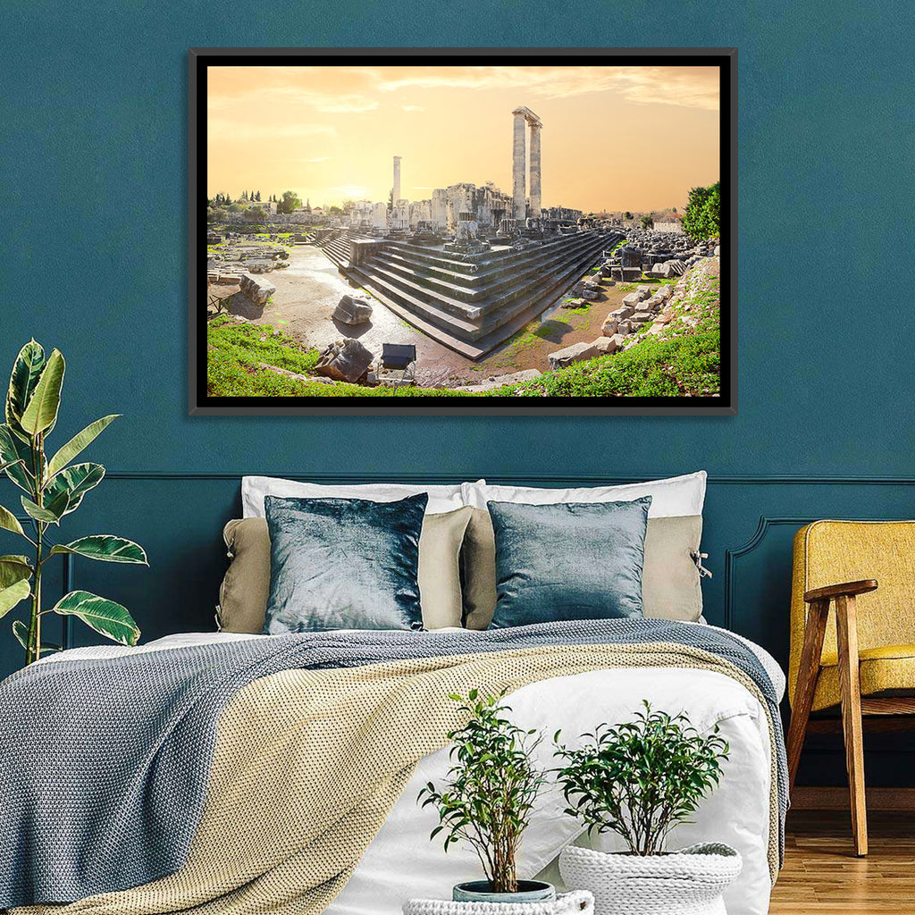 Temple of Apollo at Didyma at Golden Hour Wall Art
