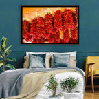 Hanging Dried Chili Peppers Wall Art
