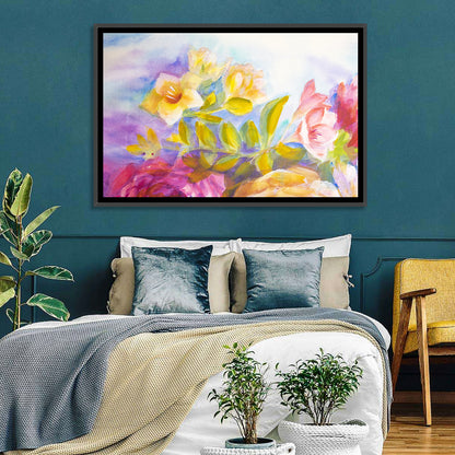 Watercolor Floral Wall Art