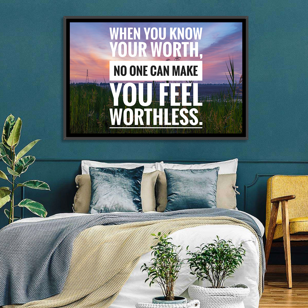 When You Know Your Worth, Golden Hour Wall Art