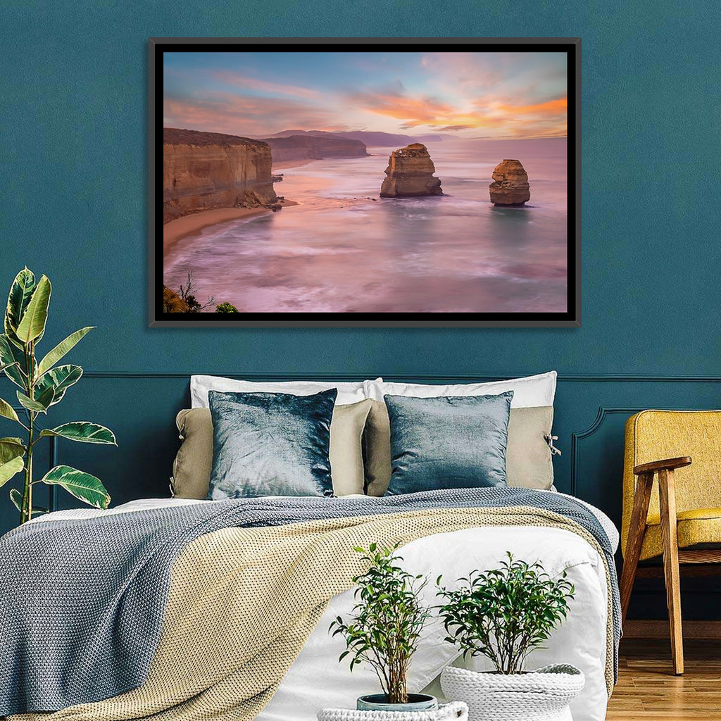 Twelve Apostles Sunset Sea Stacks Wall Art