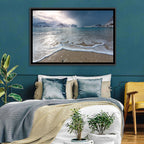 Haukland Beach Winter Light Wall Art