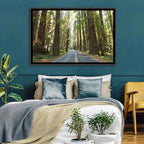 Giants Avenue Redwood Forest Road Wall Art