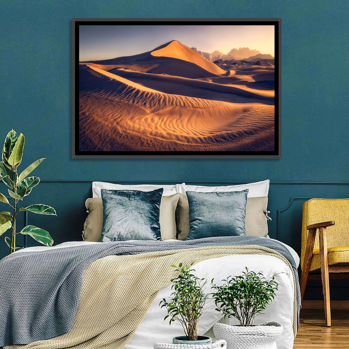 Tabuk Golden Hour Dunes Wall Art