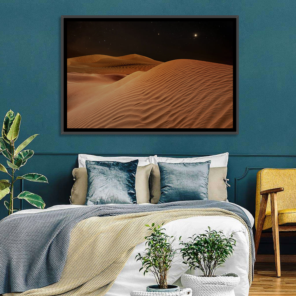 Starry Desert Night Wall Art