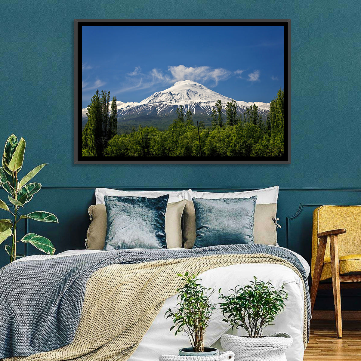 Mount Ararat Wall Art in a room, landscape