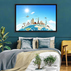 World Monuments Montage Wall Art