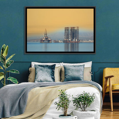 Oil Rigs Baku Wall Art