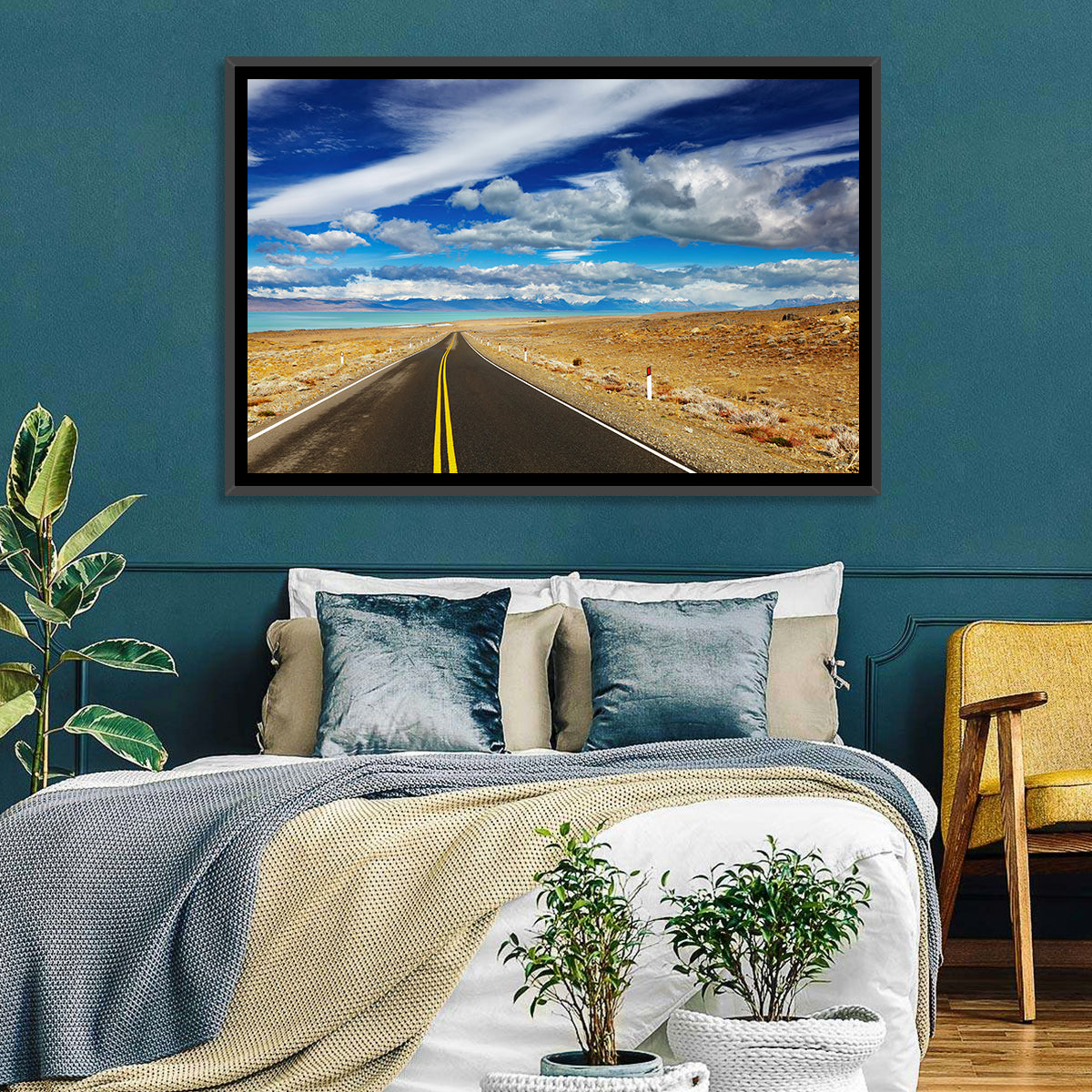 Road to Viedma Lake, Patagonia Wall Art in a room, landscape
