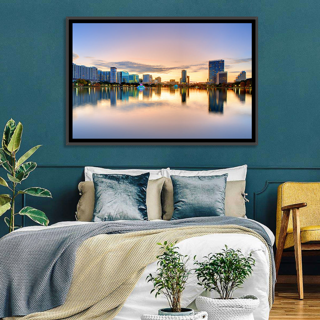 Orlando Skyline at Dusk Wall Art