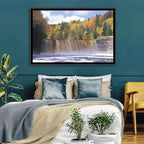 Tahquamenon Falls Autumn Waterfall Wall Art