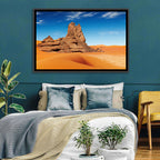 Sahara Rock Formation Landscape Wall Art