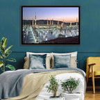 Nabawi Mosque at Dusk, Medina Wall Art