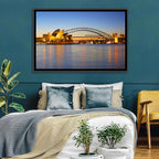 Sydney Harbour Bridge and Opera House Wall Art