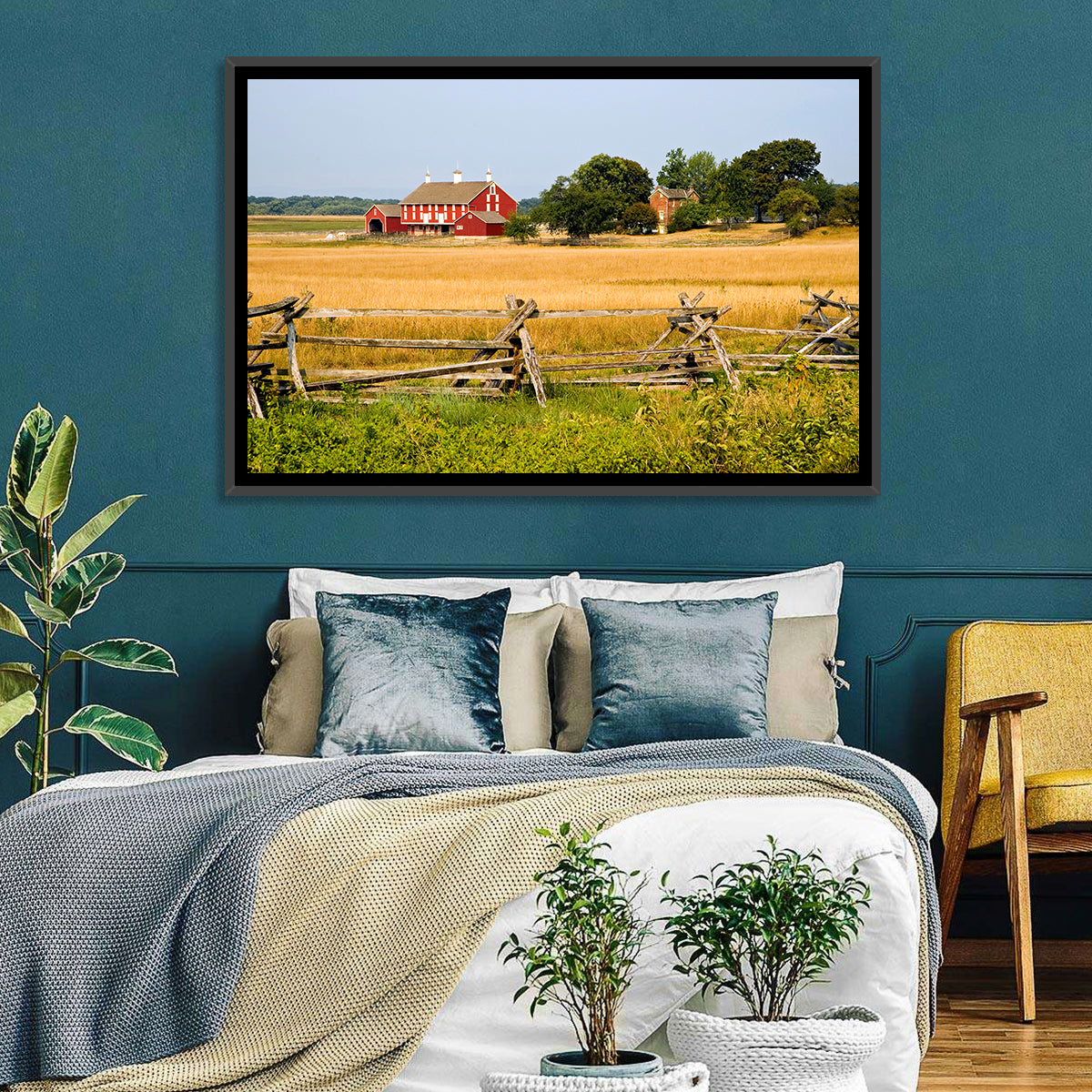 Gettysburg Farm Field Wall Art