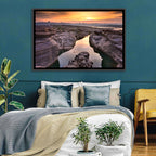 Sam Phan Bok Sunrise River Canyon Wall Art