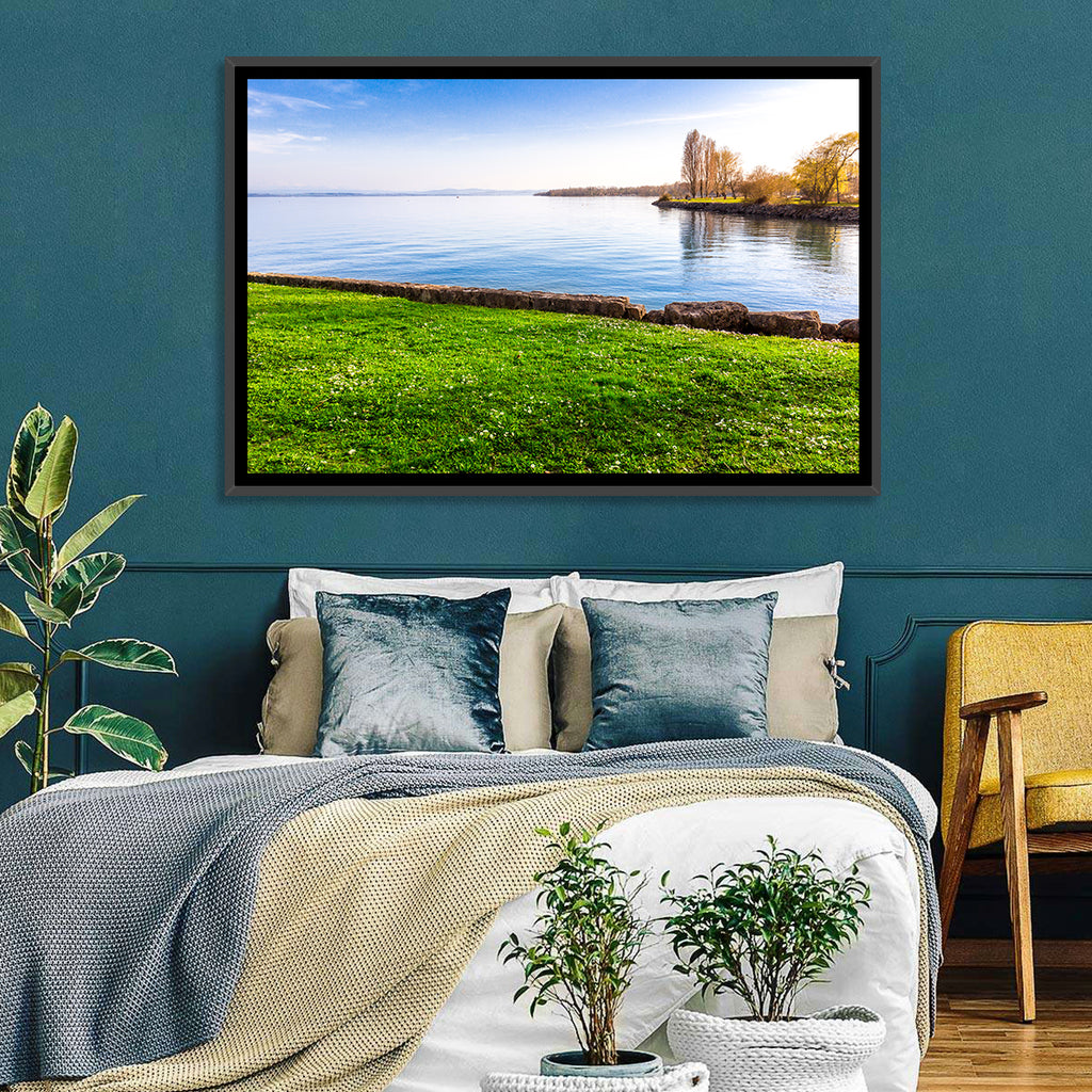 Lake Neuchatel Meadow Wall Art