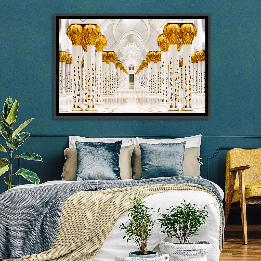 Sheikh Zayed Grand Mosque Colonnade Wall Art