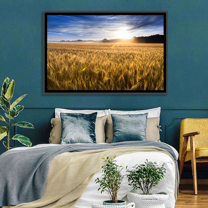 Blooming Wheat Field Wall Art