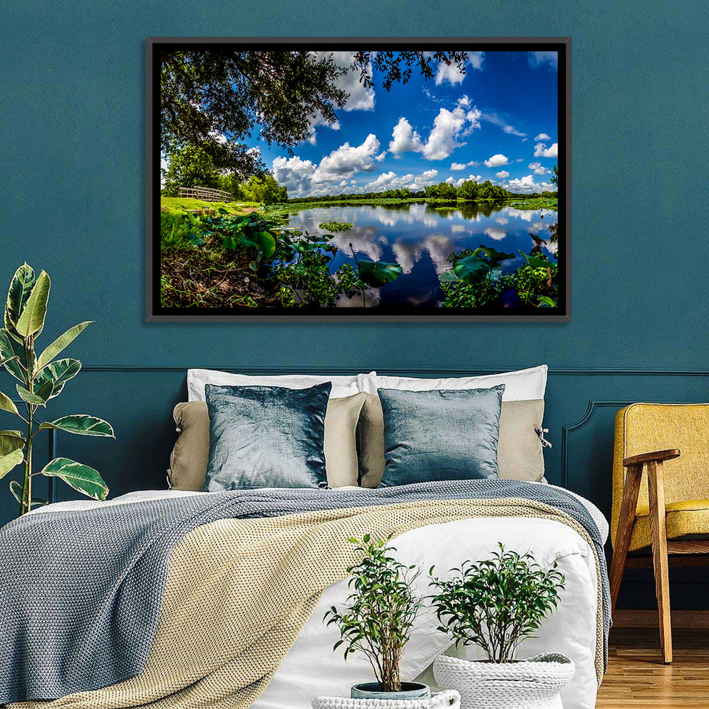 Brazos Bend Lake Reflection Wall Art