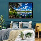 Brazos Bend Lake Reflection Wall Art