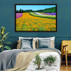Tomita Flower Fields, Nakafurano Wall Art