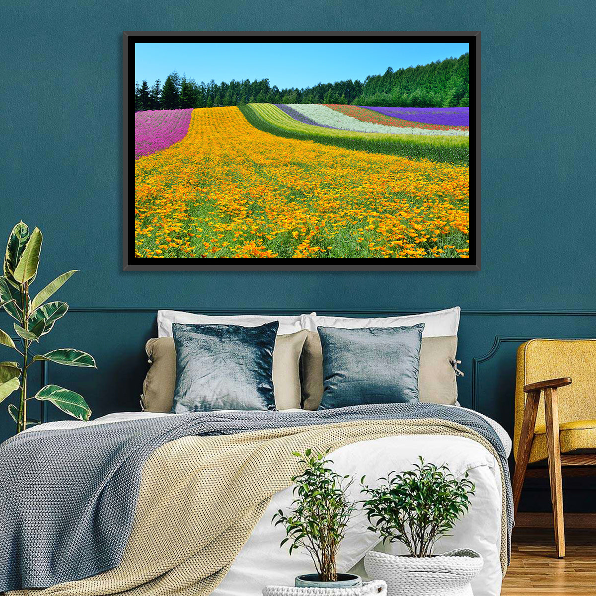 Tomita Flower Fields, Nakafurano Wall Art