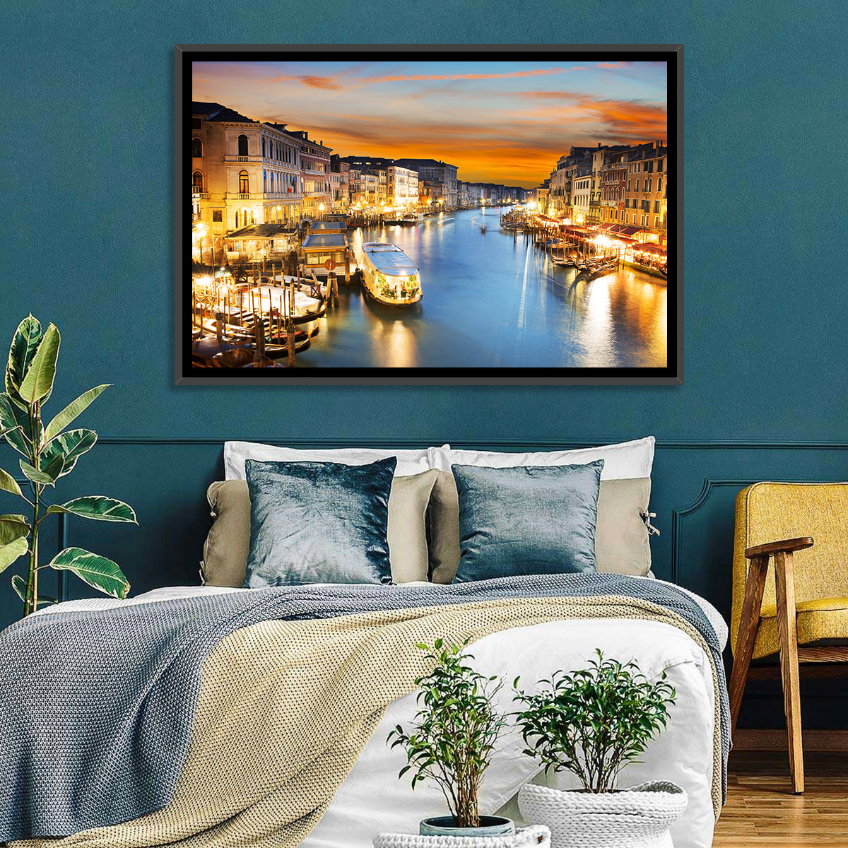 Venice Grand Canal at Dusk Wall Art