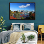Vancouver Autumn Skyline Wall Art