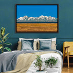 Snow-capped Peaks Over Lake Titicaca Wall Art
