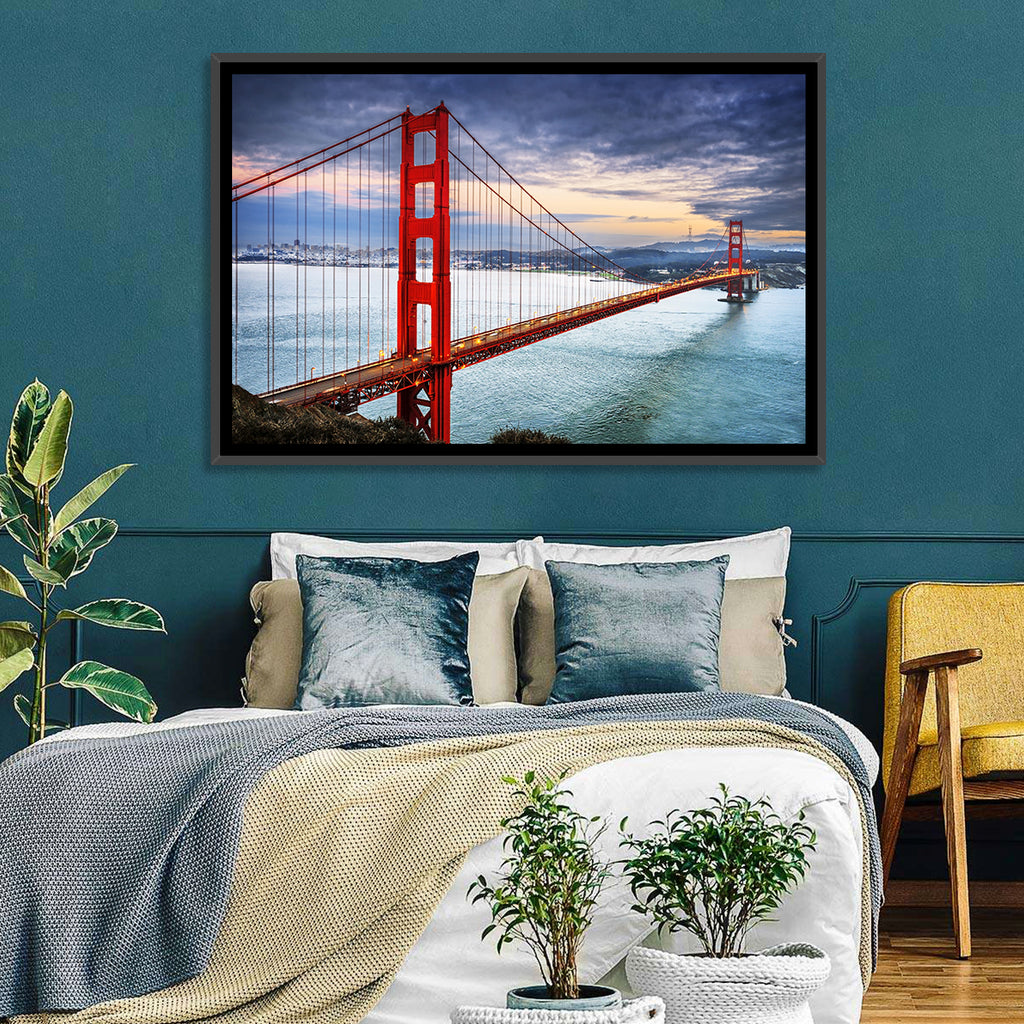 Golden Gate Bridge at Dusk Wall Art