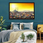 Fatih Mosque at Sunset Wall Art