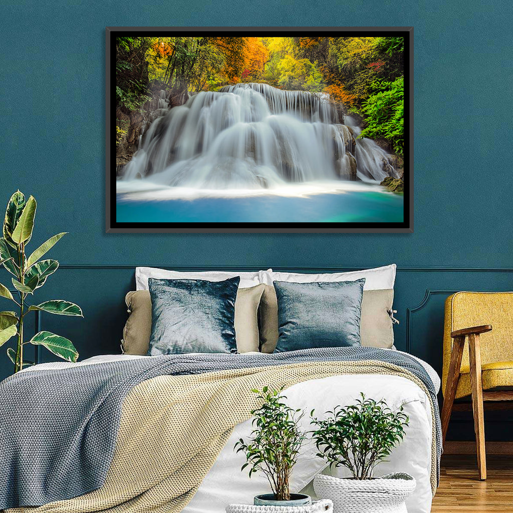 Erawan Falls Cascade Wall Art