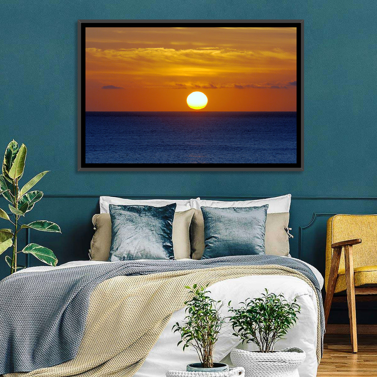 Golden Pacific Sunrise Wall Art