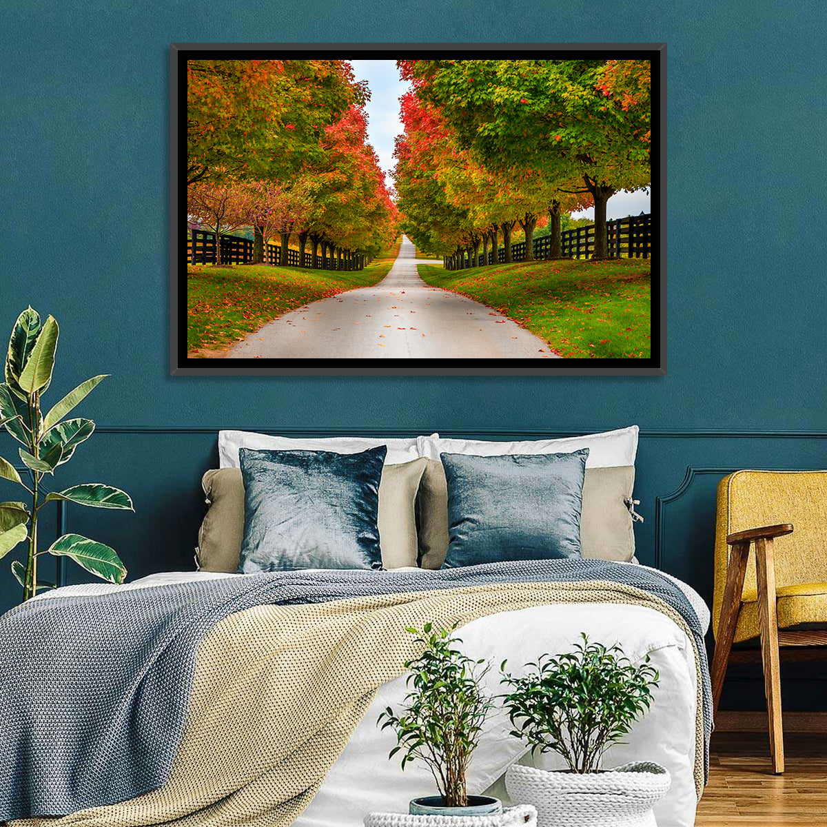 Horse Farm Rural Kentucky Wall Art