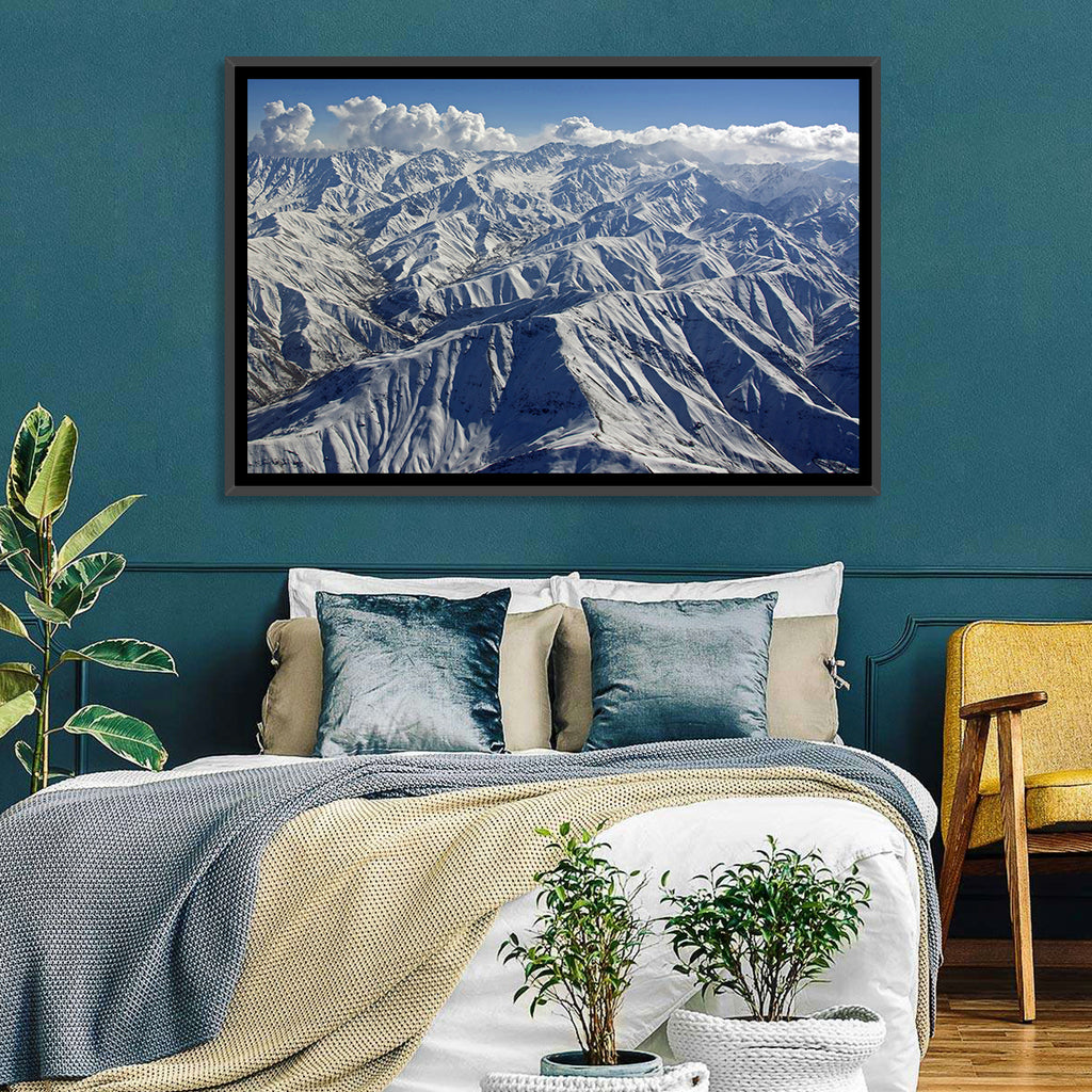 Snow-capped Afghan Mountains Wall Art