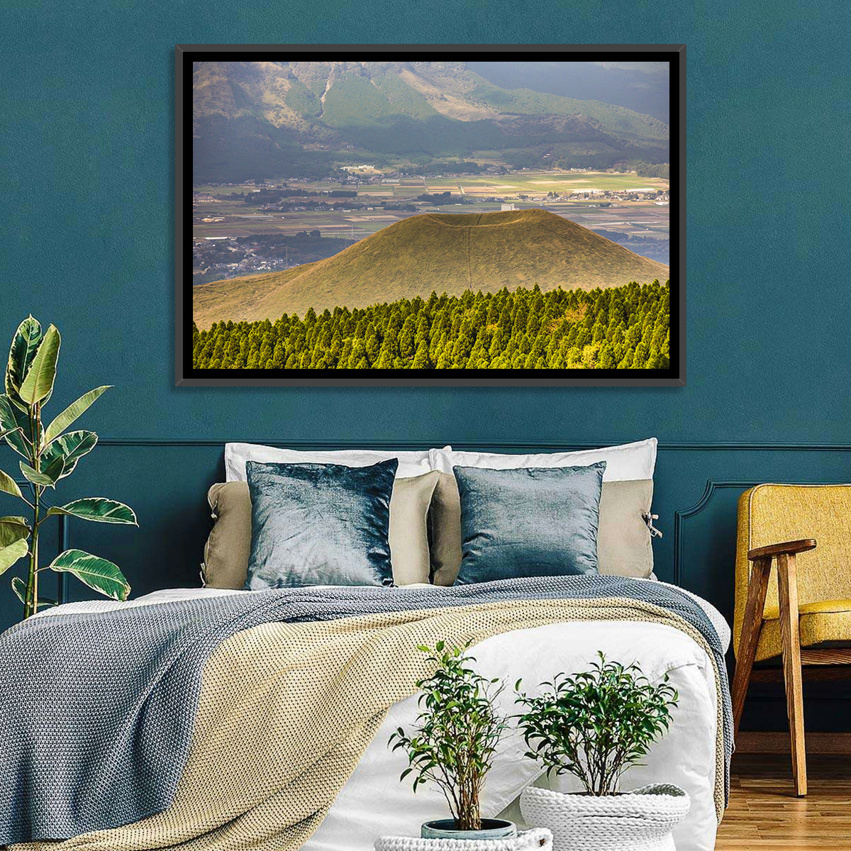 Mount Aso Komezuka Crater Wall Art