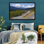 Alaska Highway Winding Road and Rv Wall Art